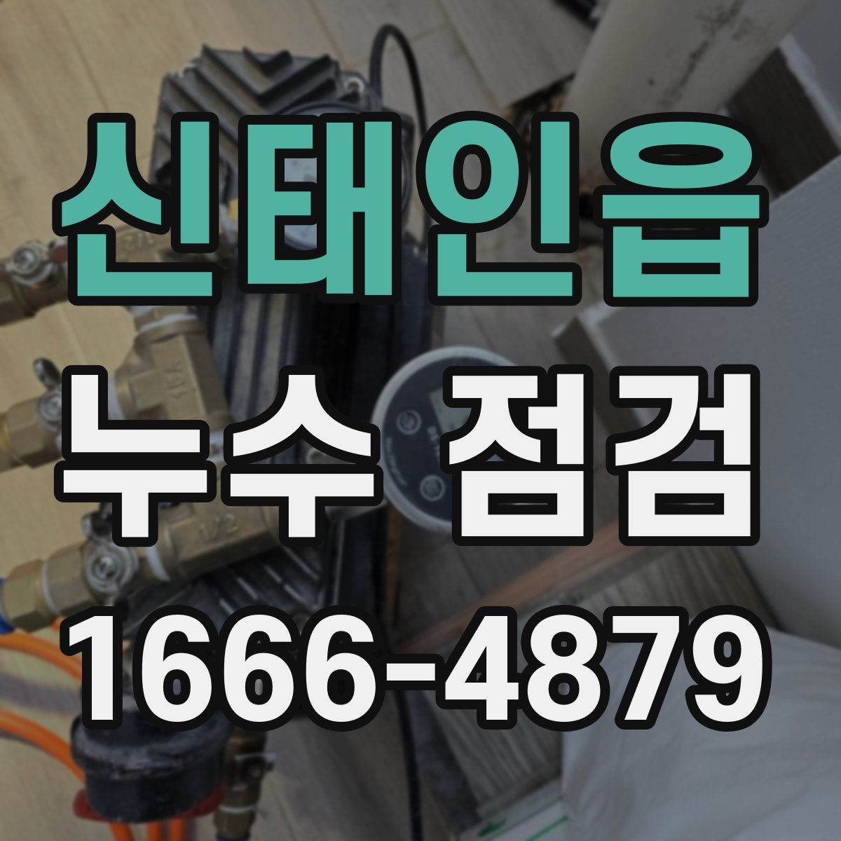 신태인읍 누수 점검