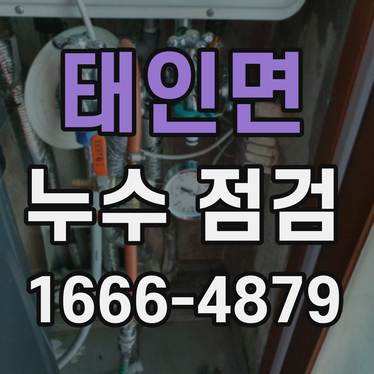 태인면 누수 점검