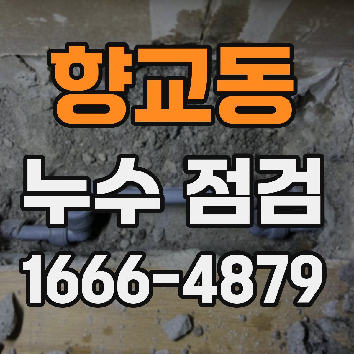 향교동 누수 점검