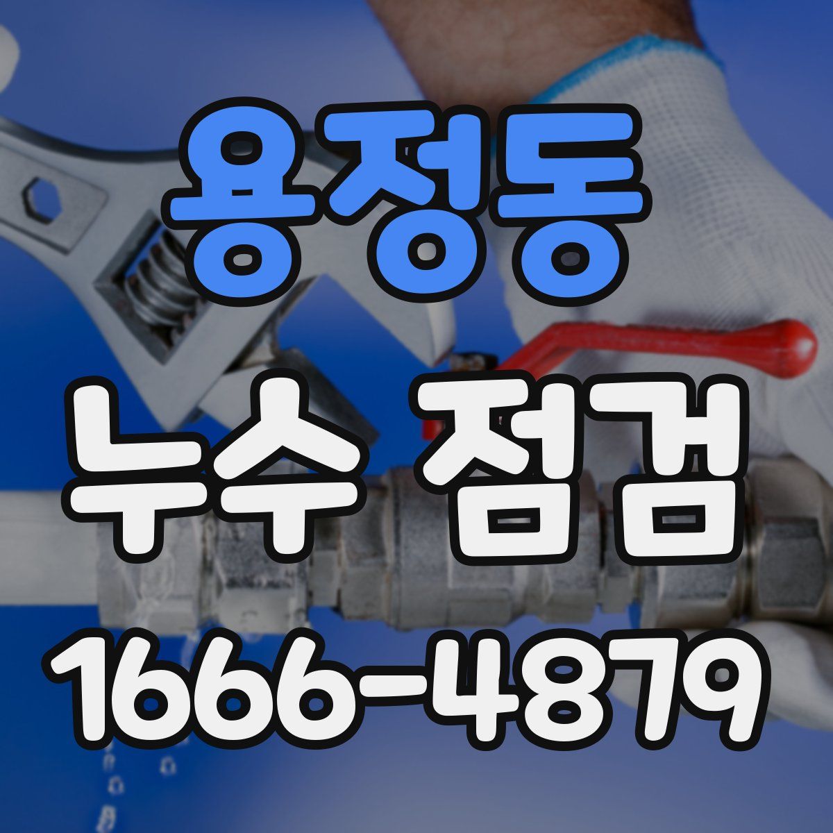 용정동 누수 점검