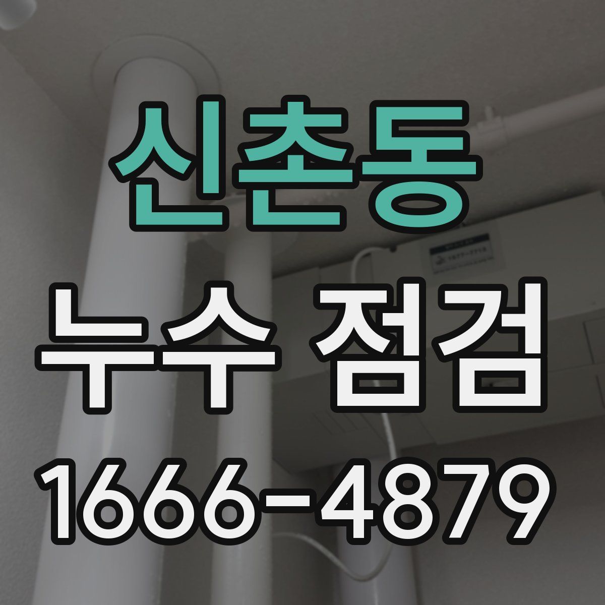 신촌동 누수 점검
