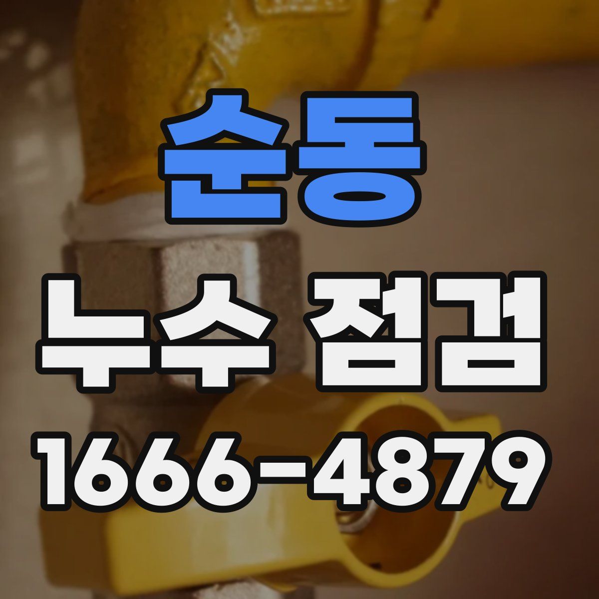 순동 누수 점검