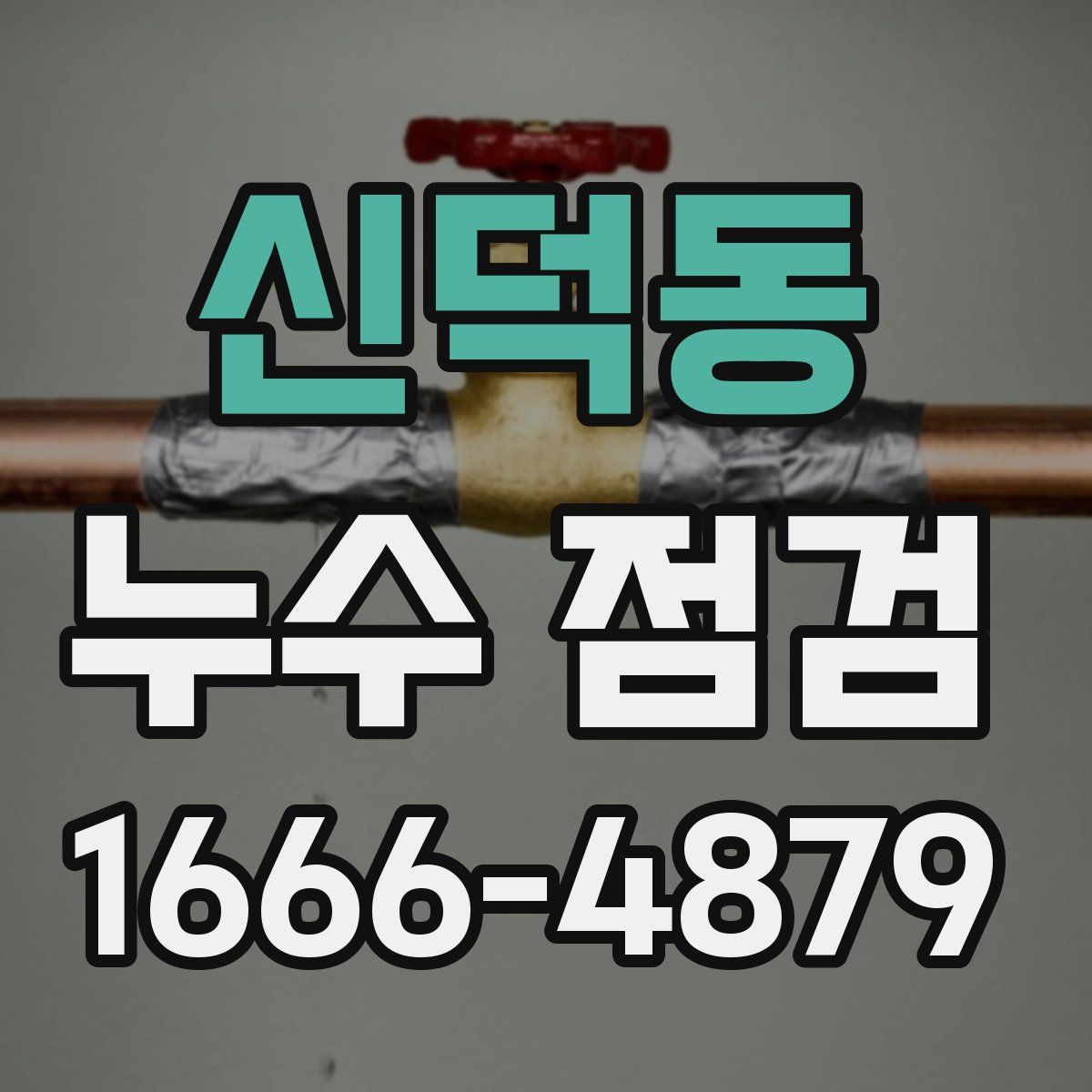 신덕동 누수 점검