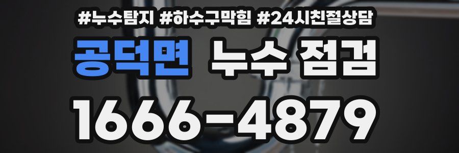 공덕면 누수 점검