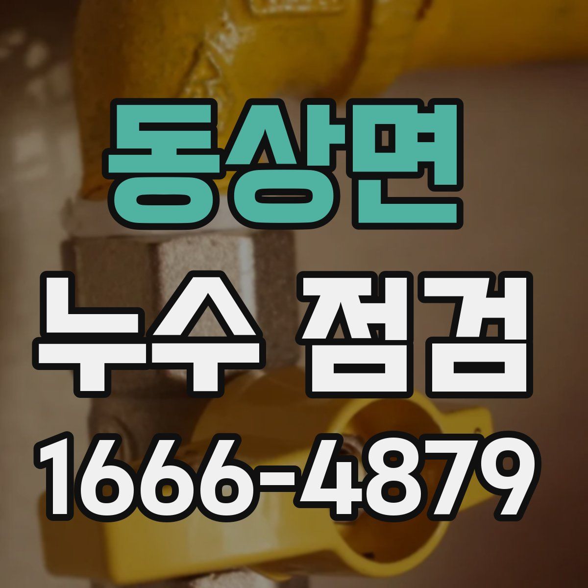 동상면 누수 점검