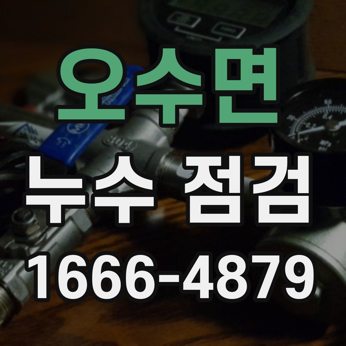 오수면 누수 점검
