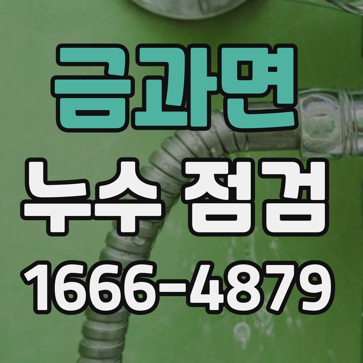 금과면 누수 점검