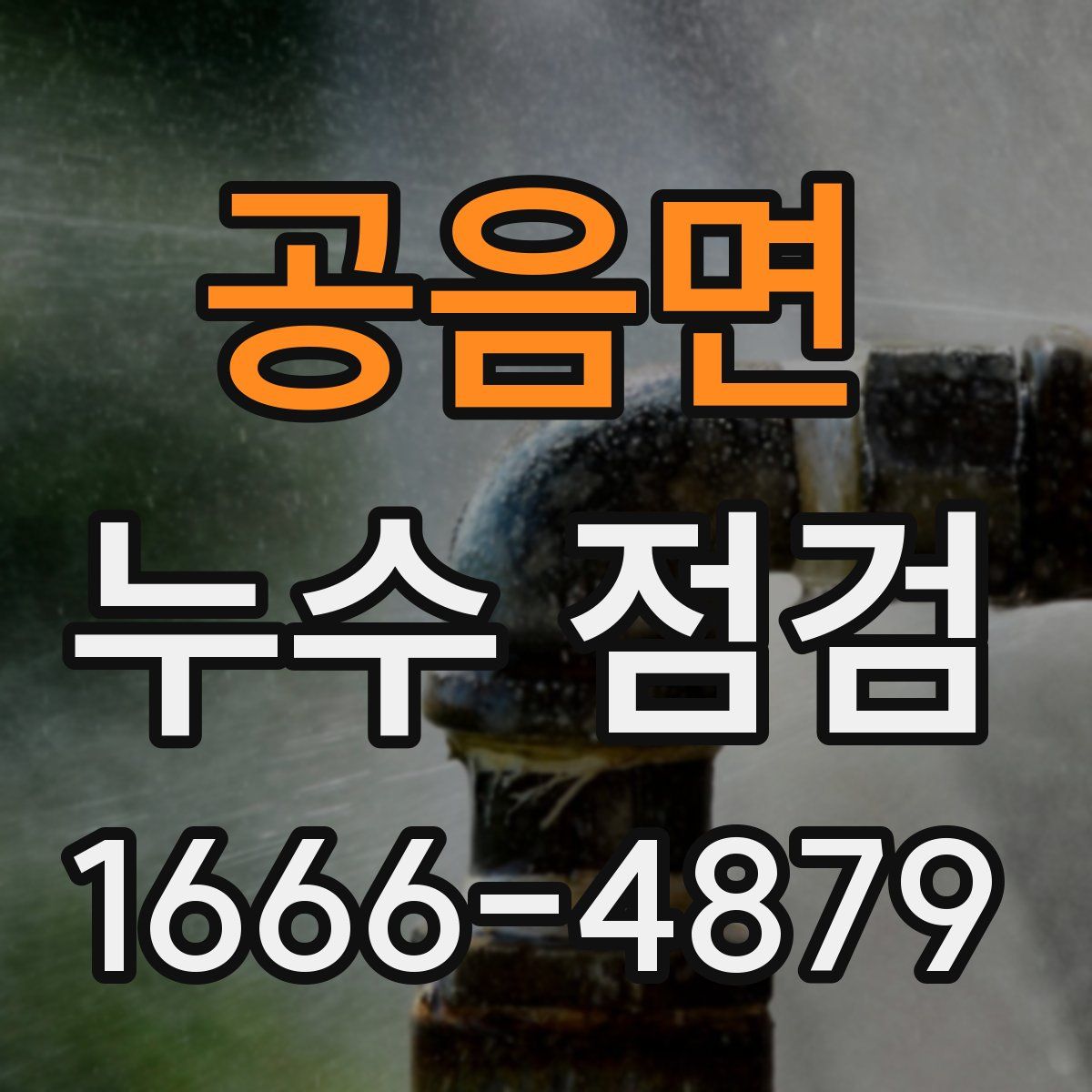 공음면 누수 점검