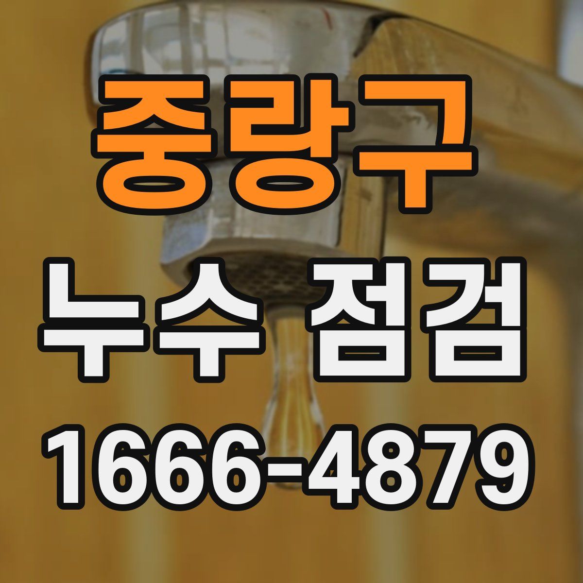 중랑구 누수 점검