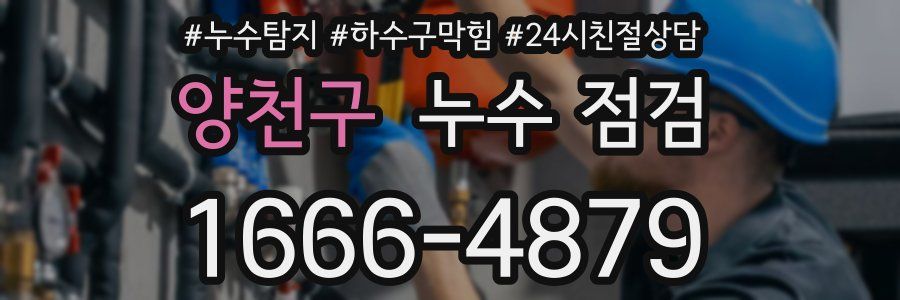 양천구 누수 점검