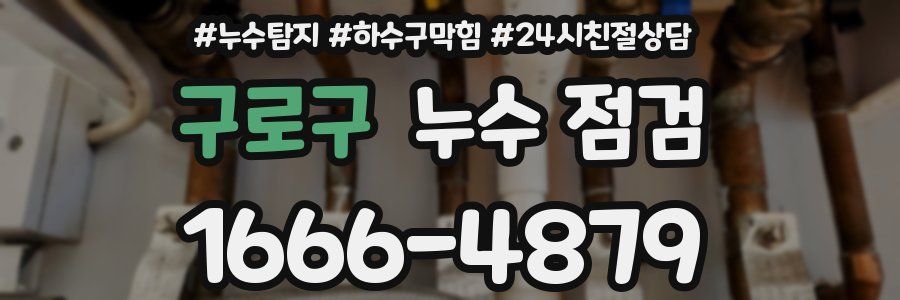 구로구 누수 점검