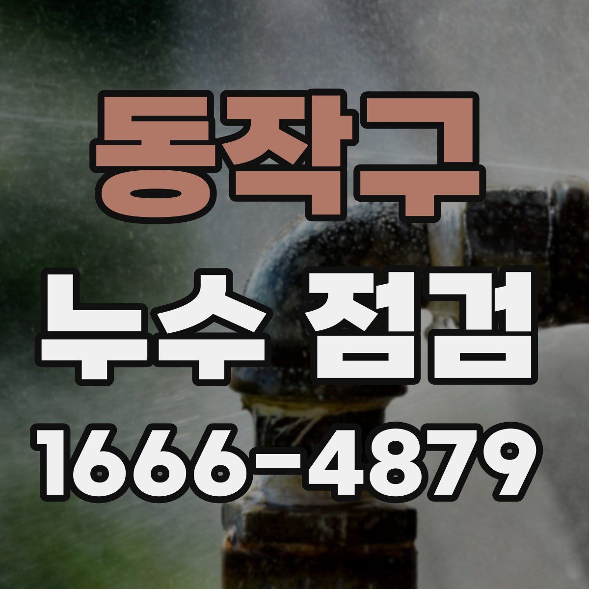 동작구 누수 점검