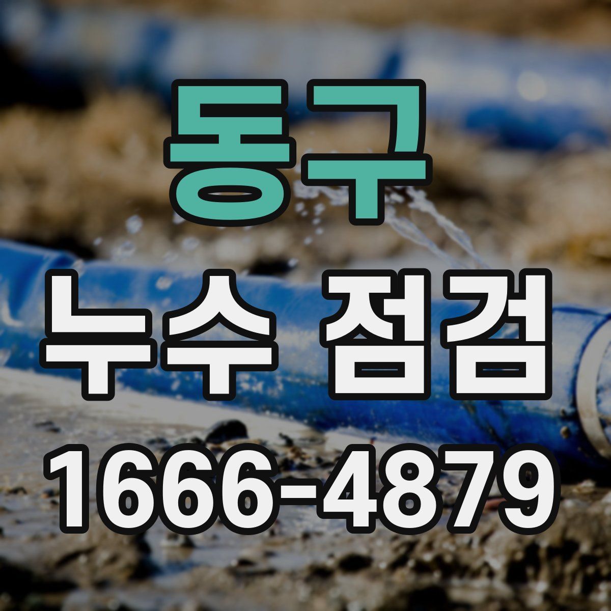 동구 누수 점검