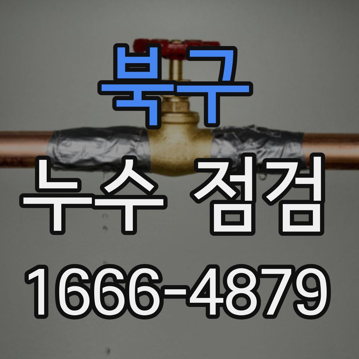 북구 누수 점검