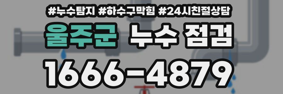 울주군 누수 점검
