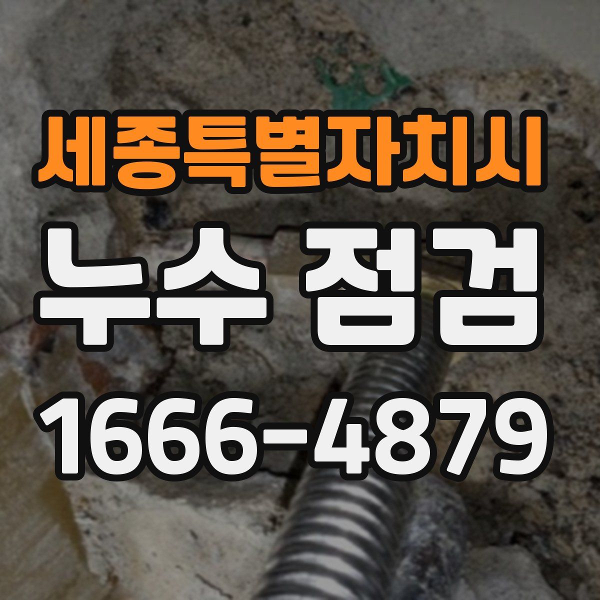 세종특별자치시 누수 점검