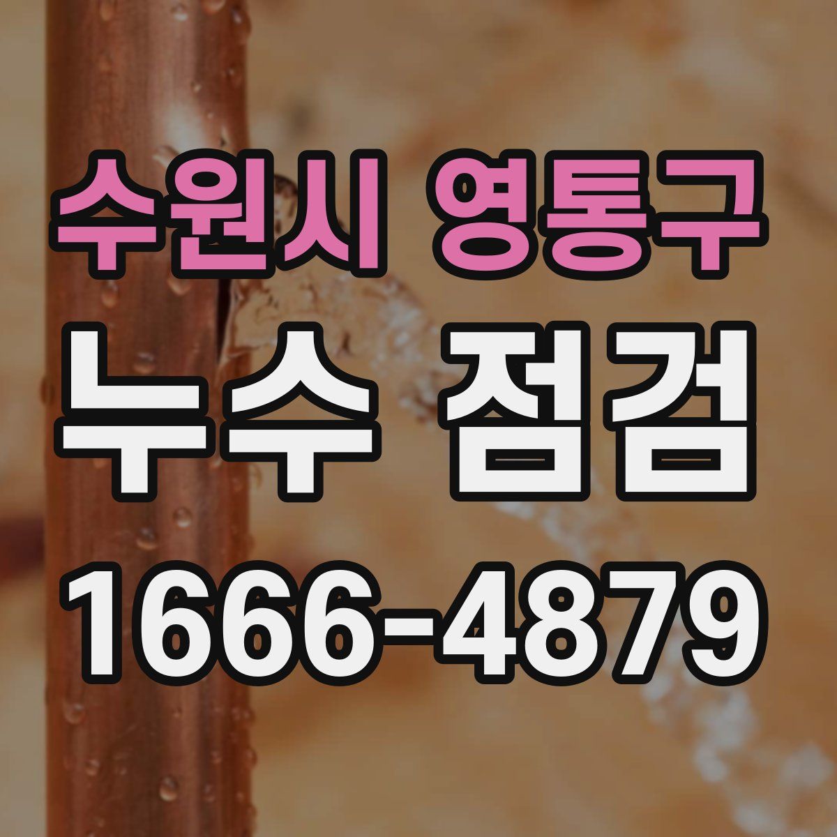 수원시 영통구 누수 점검