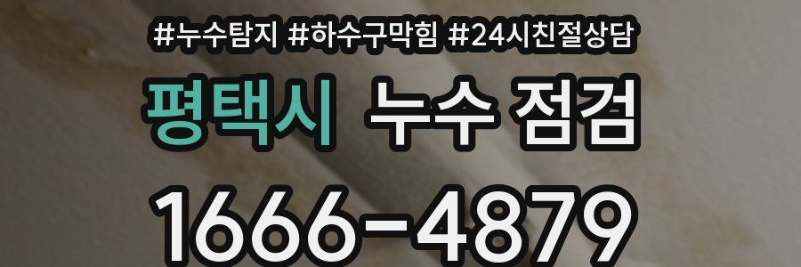 평택시 누수 점검