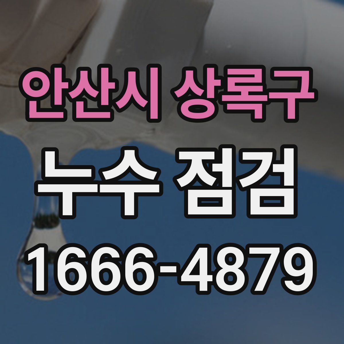 안산시 상록구 누수 점검