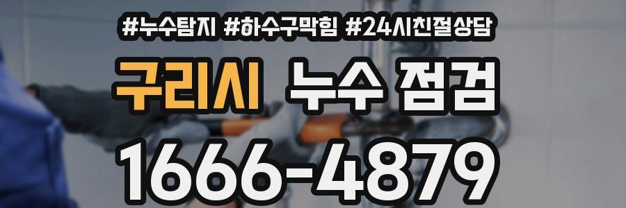 구리시 누수 점검