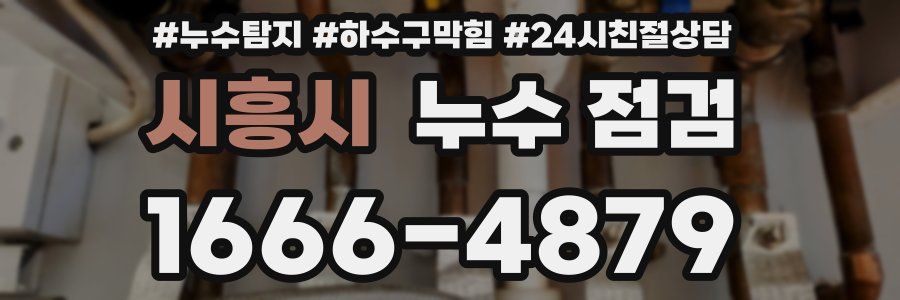 시흥시 누수 점검