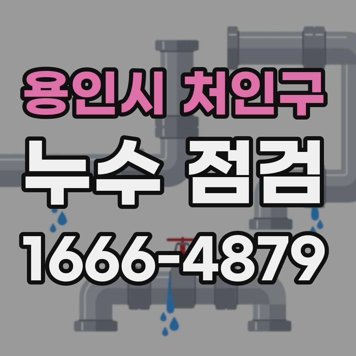 용인시 처인구 누수 점검
