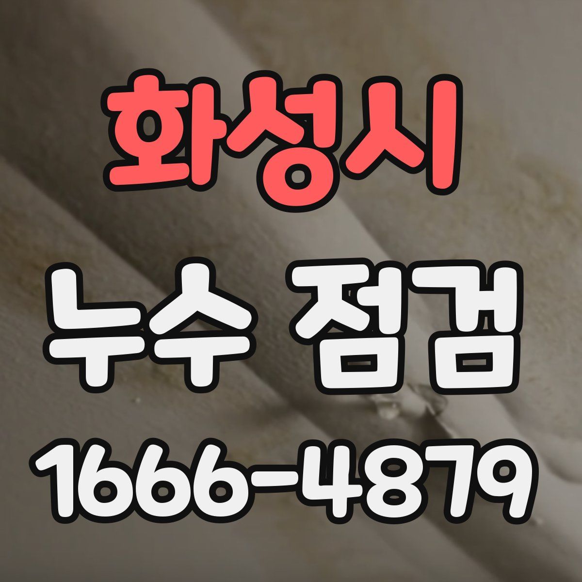 화성시 누수 점검