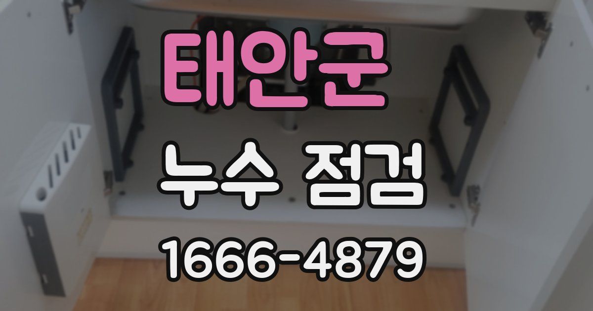 태안군 누수 점검