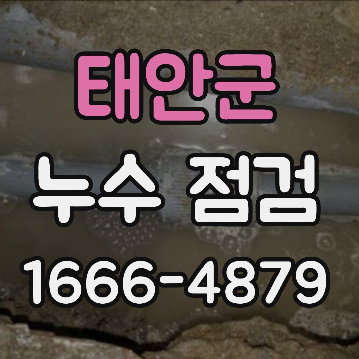 태안군 누수 점검