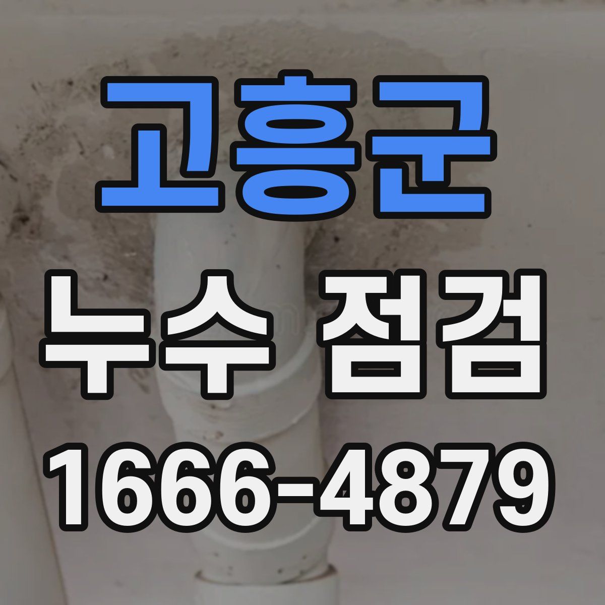 고흥군 누수 점검