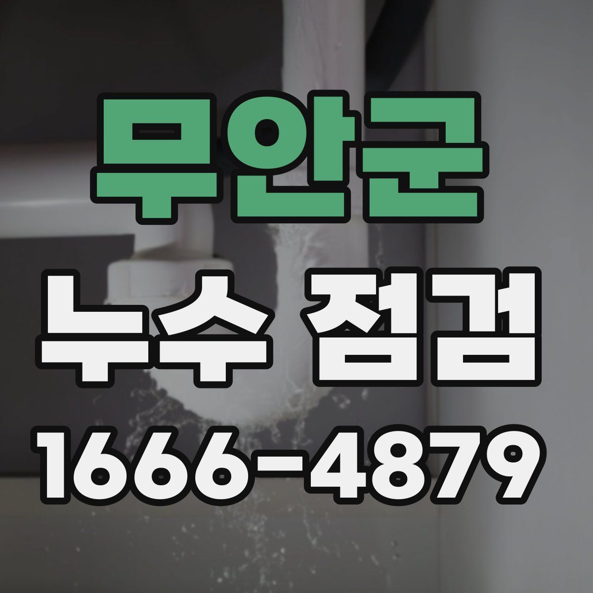 무안군 누수 점검