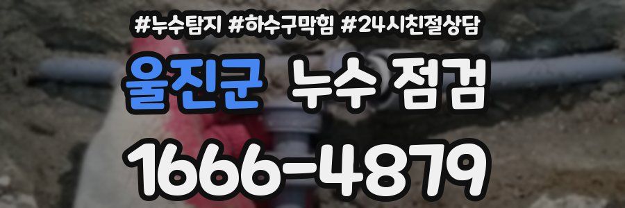 울진군 누수 점검