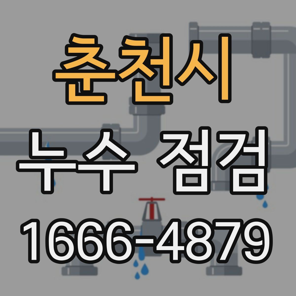 춘천시 누수 점검