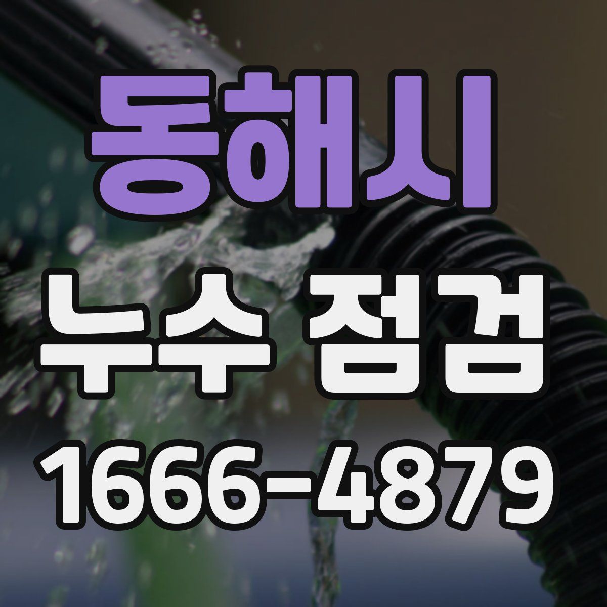 동해시 누수 점검
