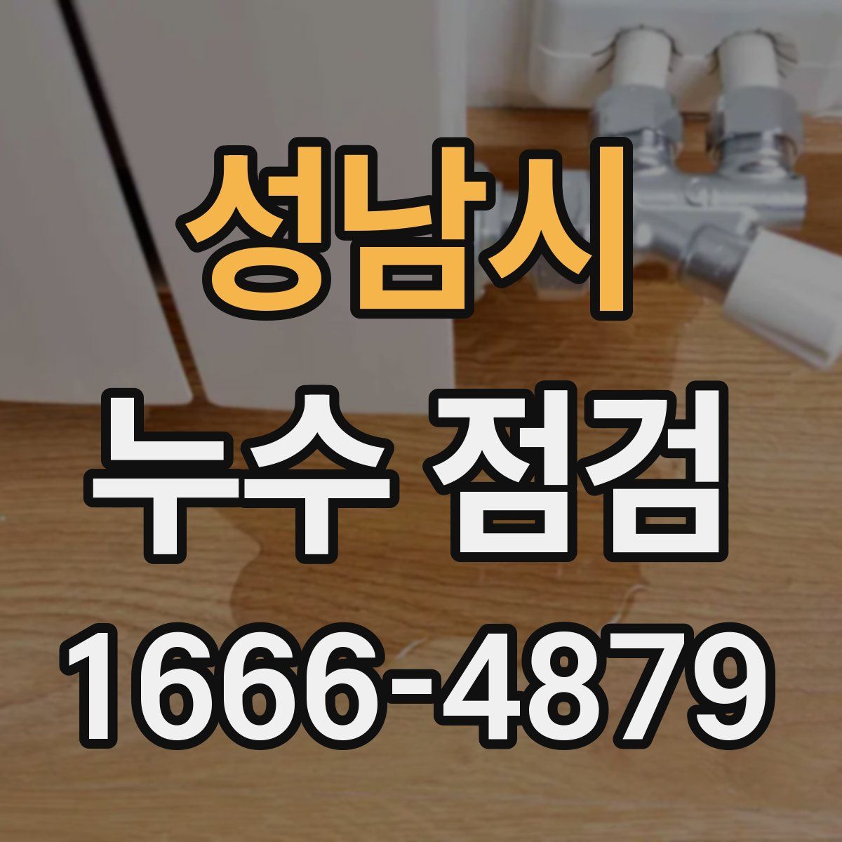 성남시 누수 점검