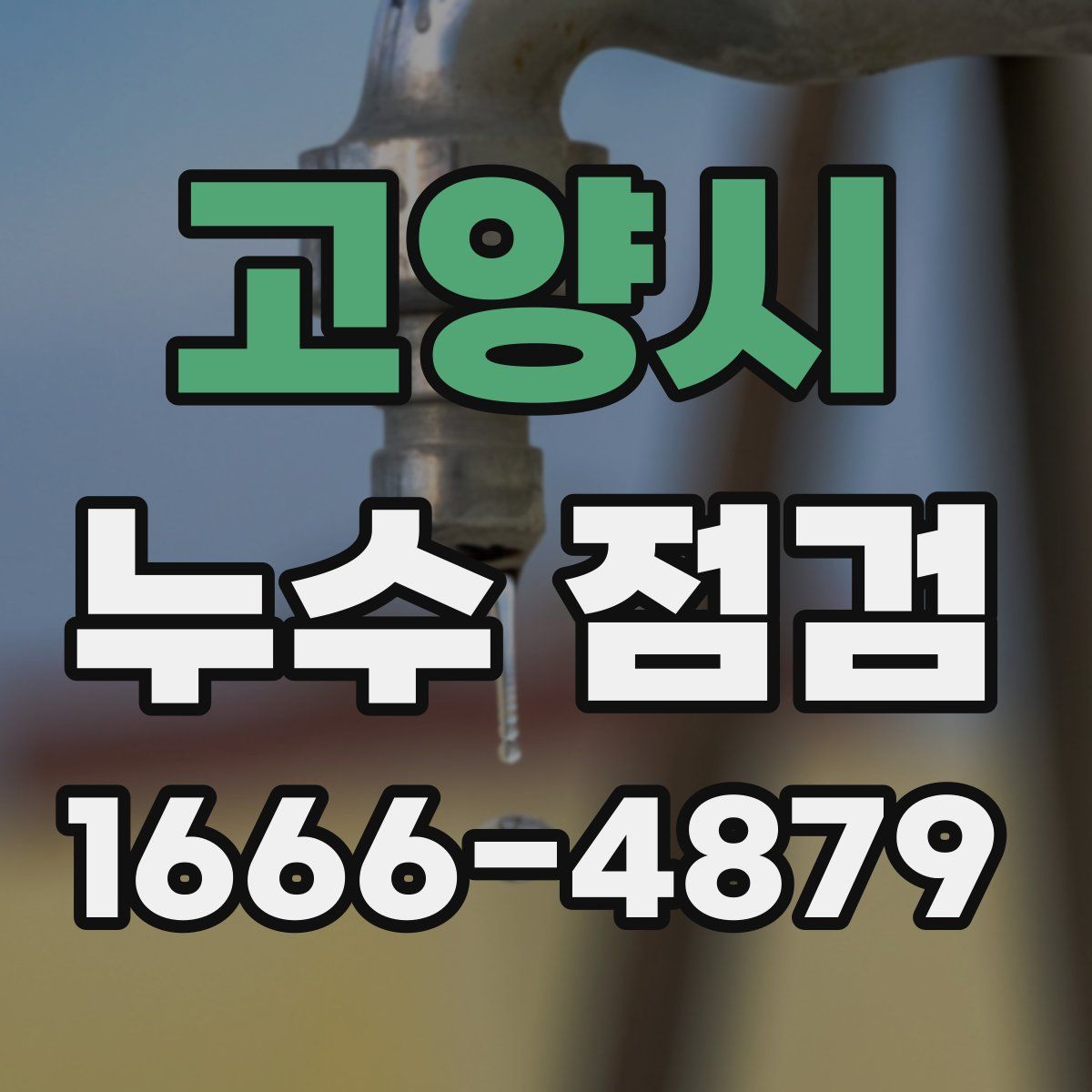 고양시 누수 점검