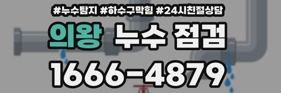 의왕 누수 점검