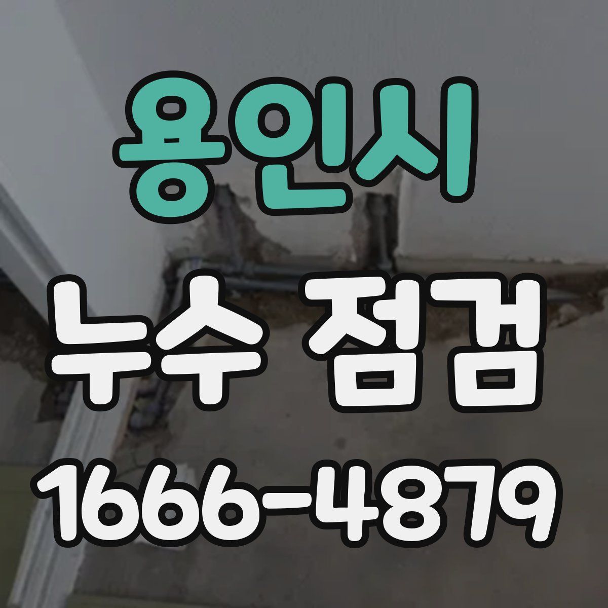 용인시 누수 점검