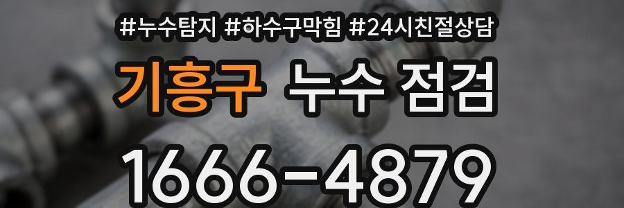 기흥구 누수 점검