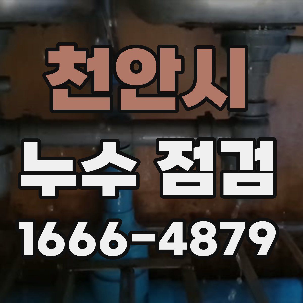 천안시 누수 점검