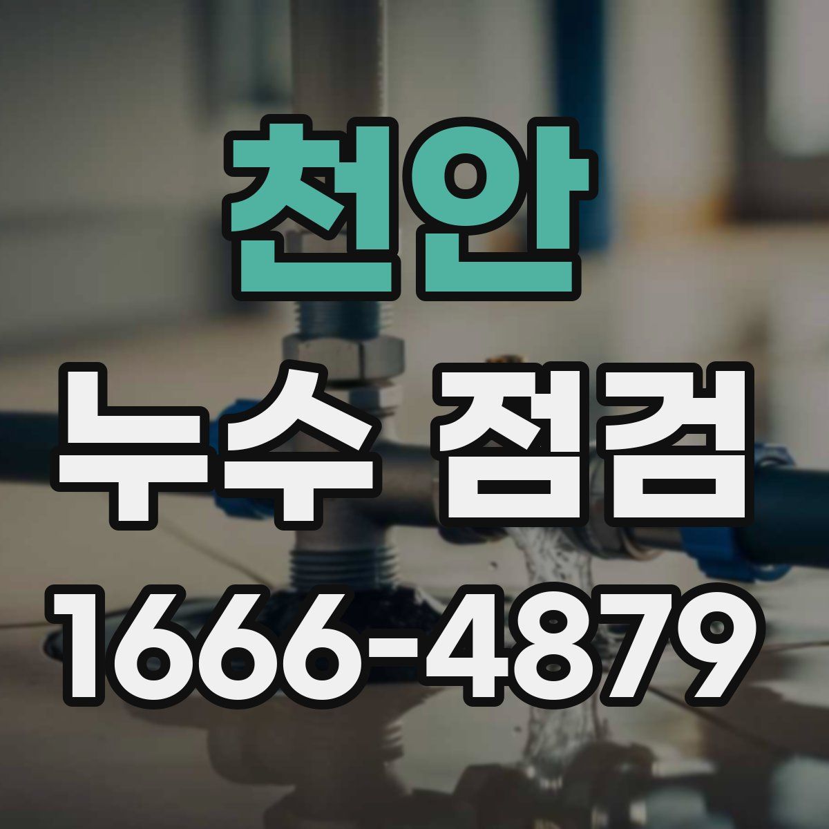 천안 누수 점검