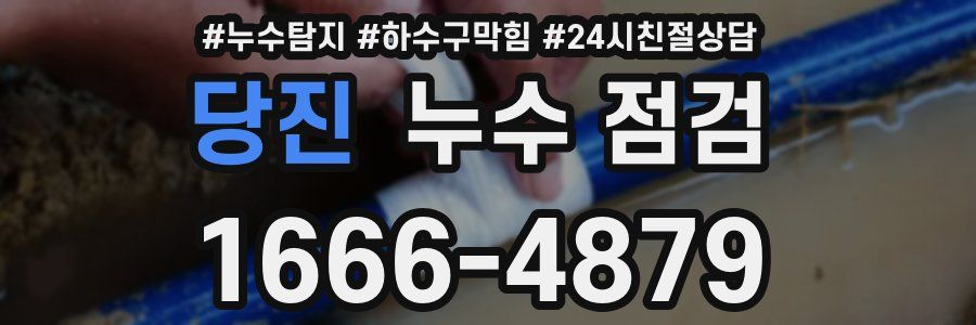 당진 누수 점검