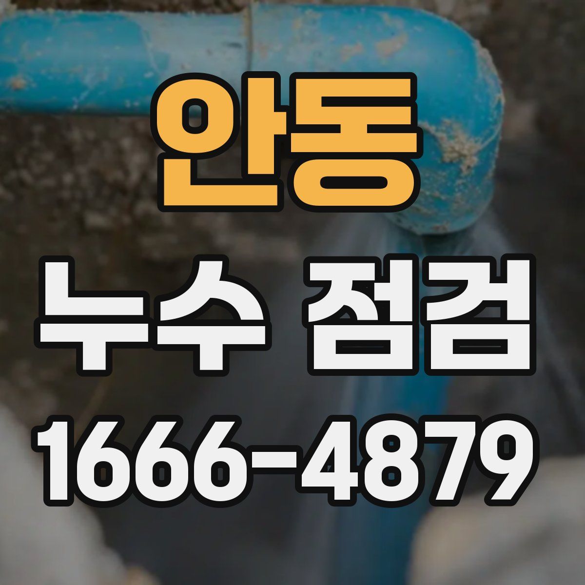 안동 누수 점검