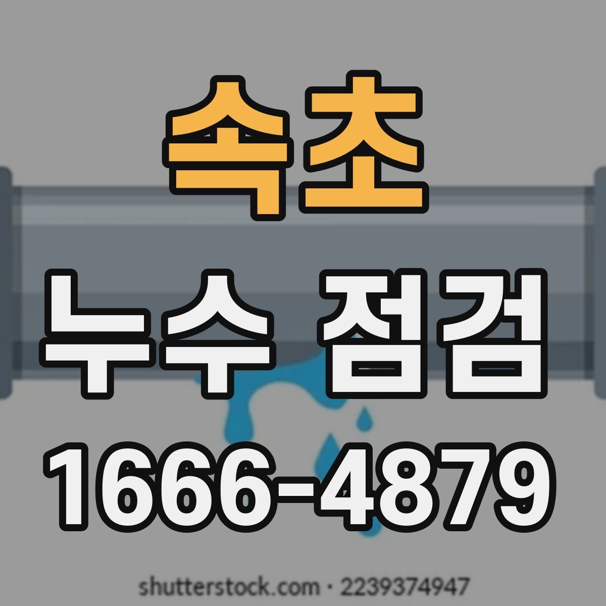 속초 누수 점검