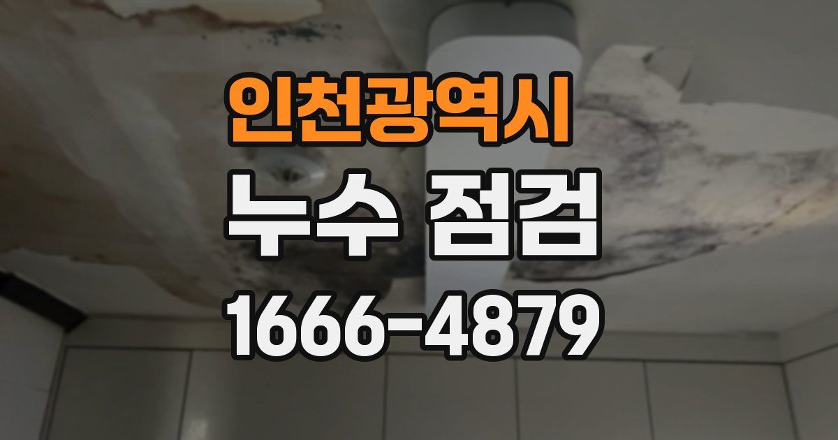 인천광역시 누수 점검