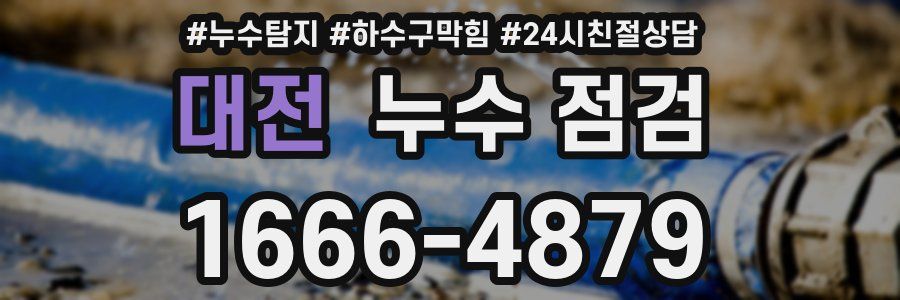 대전 누수 점검