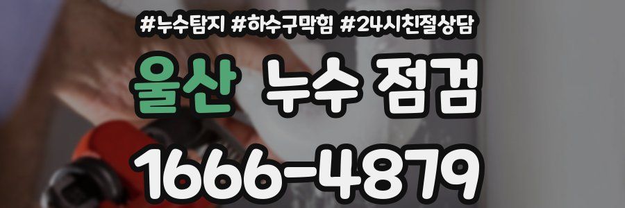 울산 누수 점검