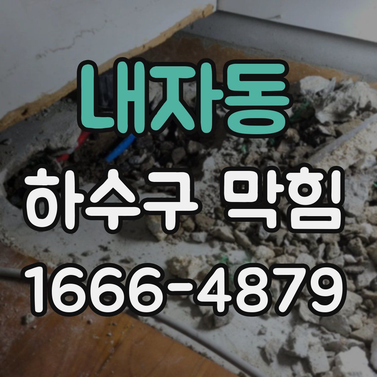 내자동 하수구 막힘
