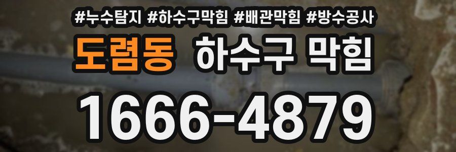 도렴동 하수구 막힘