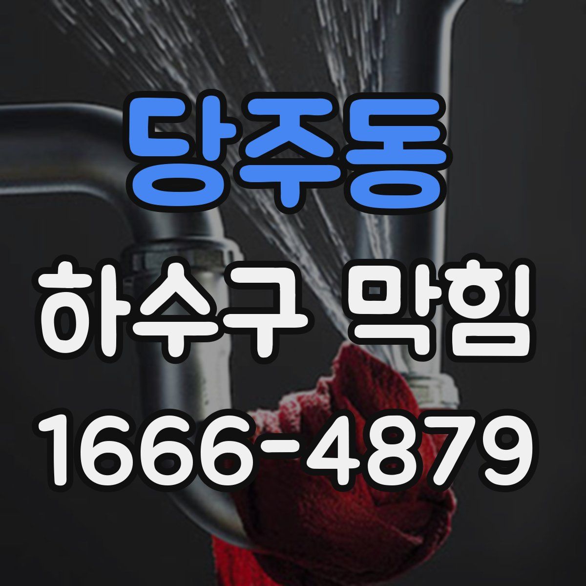 당주동 하수구 막힘